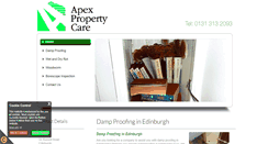 Desktop Screenshot of apexpropertycare.net