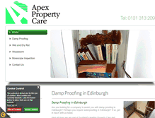 Tablet Screenshot of apexpropertycare.net